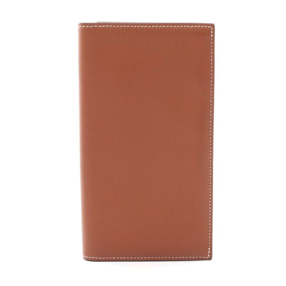 Hermes Leather Long Bifold Wallet